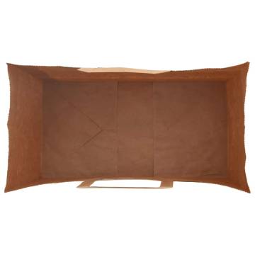 50 Green Paper Bags with Handles - Eco-Friendly & Durable