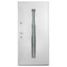 Stylish White Aluminium Front Door - 110x207.5 cm