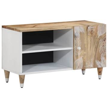 Solid Wood Mango TV Cabinet - Stylish Storage Solution