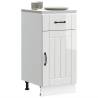 Lucca High Gloss White Kitchen Base Cabinet | Hipo Market