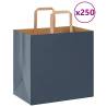  Paper Bags 250 pcs with Handles Blue 26x17x25 cm Colour blue Size 26 x 17 x 25 cm Quantity in Package 250 