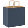 250 Blue Paper Bags with Handles - Eco-Friendly | HipoMarket