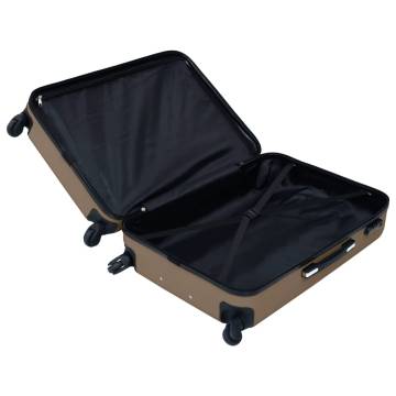 Hardcase Trolley Brown ABS - Durable & Stylish Luggage