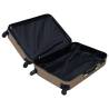 Hardcase Trolley Brown ABS - Durable & Stylish Luggage