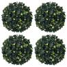  Artificial Boxwood Balls with LED Lights 4 pcs Green 12 cm Size 12 cm Quantity in Package 1 