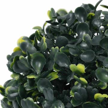 Artificial Boxwood Balls with LED Lights - 4 pcs Green 12 cm