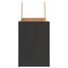 250 Black Paper Bags with Handles - Eco-Friendly & Durable