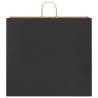 Sustainable Black Paper Bags with Handles - 250 pcs | Hipo Market