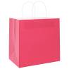 Pink Paper Bags with Handles - 250 pcs | Eco-Friendly Packaging