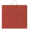 250 Red Paper Bags with Handles - Eco-Friendly Packaging