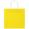 Yellow Paper Bags with Handles - 250 pcs, 26x17x25 cm