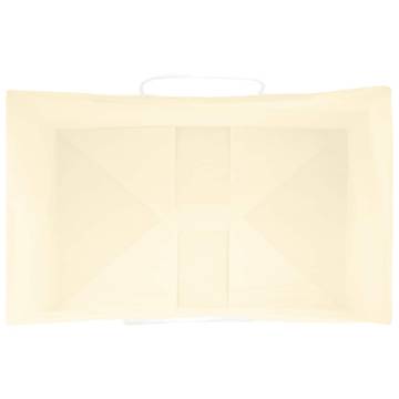 Yellow Paper Bags with Handles - 250 pcs, 26x17x25 cm