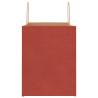 Red Paper Bags with Handles | 250 Pcs | Sustainable & Durable