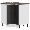  Kitchen Corner Base Cabinet Kalmar Black Engineered Wood Colour black Quantity in Package 1 Model corner cabinet 75.5 cm Number of 