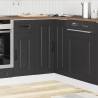 Kalmar Black Kitchen Corner Base Cabinet | Optimise Storage