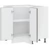 Kalmar Black Kitchen Corner Base Cabinet | Optimise Storage