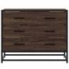 Stylish Brown Oak Drawer Cabinet - 70x41x56 cm | Hipo Market