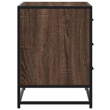 Stylish Brown Oak Drawer Cabinet - 70x41x56 cm | Hipo Market