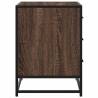 Stylish Brown Oak Drawer Cabinet - 70x41x56 cm | Hipo Market