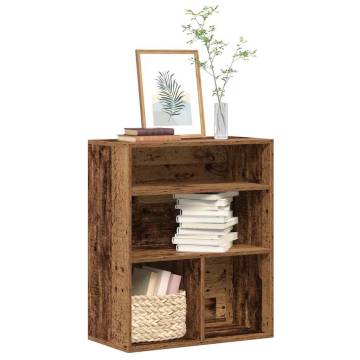 Stylish Old Wood Book Cabinet - 60x30x71.5 cm | HipoMarket