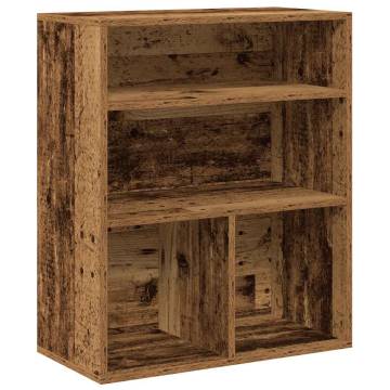 Stylish Old Wood Book Cabinet - 60x30x71.5 cm | HipoMarket