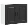  Kitchen Wall Cabinet Kalmar Black Engineered Wood Colour black Quantity in Package 1 Model wall cabinet 80 cm Number of 