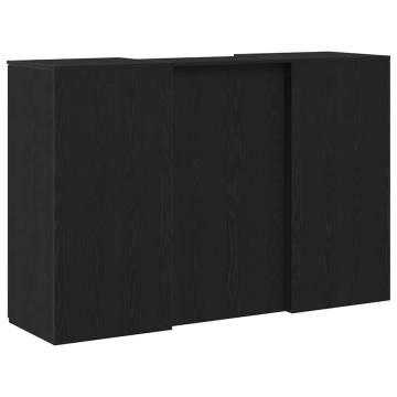 Reception Desk Black Oak - Stylish & Durable 155x50 cm