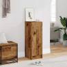 Shoe Cabinet Old Wood - Sleek & Spacious Storage Solution