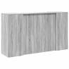 Reception Desk Grey Sonoma 180x50 cm - Durable & Stylish