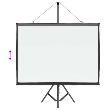 72 Inch Tripod Projection Screen | Portable & Versatile Use