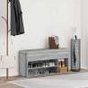 Shoe Bench Grey Sonoma - Stylish & Functional Storage Solution