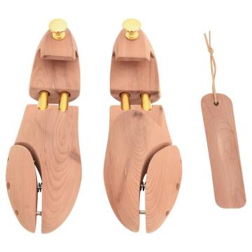 Shoe Stretcher with Shoe Horn EU 44-45 Solid Wood Cedar