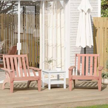 Garden Adirondack Chairs 2 pcs - Solid Douglas Wood | Hipo Market