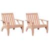 Garden Adirondack Chairs 2 pcs - Solid Douglas Wood | Hipo Market