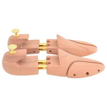 Shoe Stretcher with Shoe Horn EU 44-45 Solid Wood Cedar