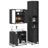 Stylish 4 Piece Black Bathroom Furniture Set | Hipomarket UK