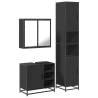 Stylish 4 Piece Black Bathroom Furniture Set | Hipomarket UK