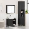 Stylish 4 Piece Black Bathroom Furniture Set | Hipomarket UK