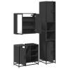 Stylish 4 Piece Black Bathroom Furniture Set | Hipomarket UK