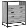 Drawer Cabinet Grey Sonoma - Stylish & Durable Storage Solution