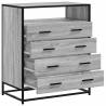 Drawer Cabinet Grey Sonoma - Stylish & Durable Storage Solution