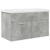 Stylish Bathroom Sink Cabinet with Basin & Faucet - Concrete Grey