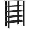 Shoe Rack Black 61x32x87.5 cm - Stylish & Durable Storage