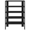 Shoe Rack Black 61x32x87.5 cm - Stylish & Durable Storage