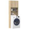 Washing Machine Cabinet Sonoma Oak - 64x24x190 cm