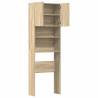 Washing Machine Cabinet Sonoma Oak - 64x24x190 cm