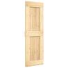 Sliding Door with Hardware Set - Solid Wood Pine 70x210 cm