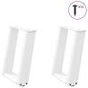 U-Shaped Coffee Table Legs (2 pcs) - Stylish White Design