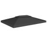 2-Tier Gazebo Top Cover 310 g/m² 4x3 m Black Colour black Size 3 x 4 m Quantity in Package 1 