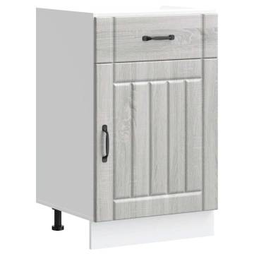 Kitchen Base Cabinet Lucca Grey Sonoma - Stylish Storage Solution